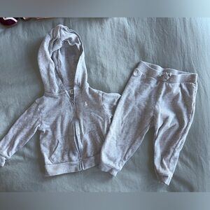 Ralph Lauren Gray Kids Jogger Set